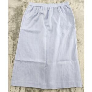 Vintage Suits, LTD. Skirt Womens S Blue High Waist Pencil‎ Lined Pockets Office